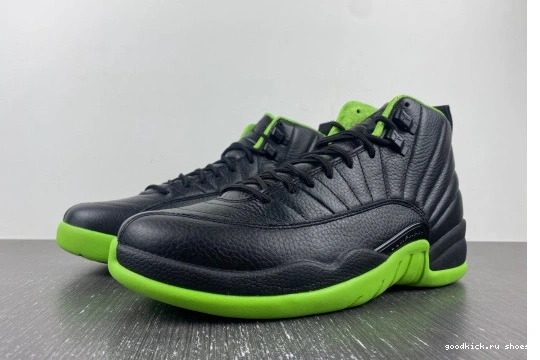 GREEN AJ12 BLACK Jordan 12 DOF FLIGHT 0419
